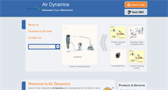 Desktop Screenshot of airdynamicsindia.com